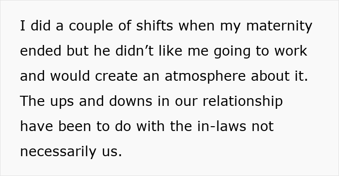 Text discussing relationship issues as guy won’t add mother of his child to new house deeds despite plans for marriage. Text discussing relationship issues as guy won’t add mother of his child to new house deeds despite plans for marriage.