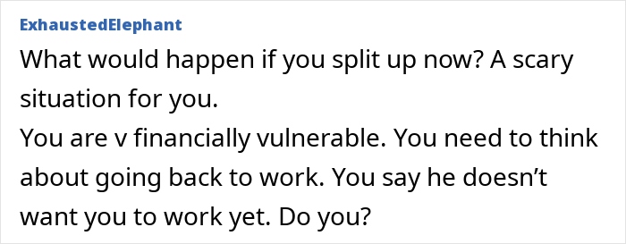 Text message conversation discussing financial vulnerability and concerns about not being added to house deeds. Text message conversation discussing financial vulnerability and concerns about not being added to house deeds.
