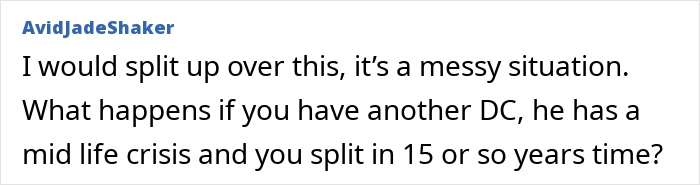Comment discussing a messy situation where a guy won’t add the mother of his child to new house deeds. Comment discussing a messy situation where a guy won’t add the mother of his child to new house deeds.