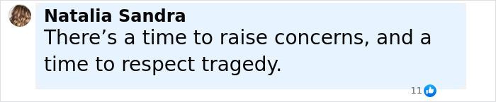 Screenshot of a social media comment discussing outrage over an official calling flood-stricken Camp Mystic whites-only amid tragedy. Screenshot of a social media comment discussing outrage over an official calling flood-stricken Camp Mystic whites-only amid tragedy.
