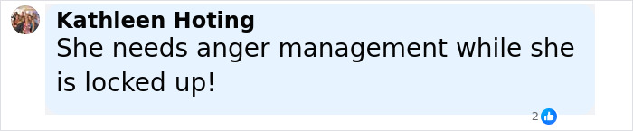 Comment on social media post expressing opinion about former reality TV child star attacking Walmart shopper with sock full of rocks. Comment on social media post expressing opinion about former reality TV child star attacking Walmart shopper with sock full of rocks.