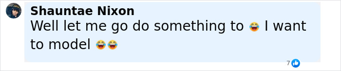 Shauntae Nixon's social media comment expressing interest in modeling after viral sprinter gains attention. Shauntae Nixon's social media comment expressing interest in modeling after viral sprinter gains attention.