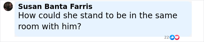 Screenshot of a social media comment questioning how Isla Fisher could be in the same room with Sacha Baron Cohen. Screenshot of a social media comment questioning how Isla Fisher could be in the same room with Sacha Baron Cohen.