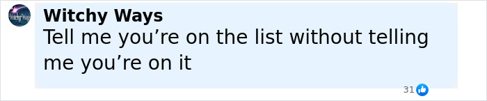 Screenshot of a social media comment about being on the Epstein list, related to Stephen King conspiracy theories. Screenshot of a social media comment about being on the Epstein list, related to Stephen King conspiracy theories.