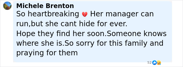 Facebook comment expressing heartbreak and prayers after 7-Eleven employee’s tragic passing update from police. Facebook comment expressing heartbreak and prayers after 7-Eleven employee’s tragic passing update from police.