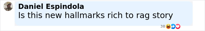 Comment by Daniel Espindola questioning if the story about rich families is related to new Hallmarks. Comment by Daniel Espindola questioning if the story about rich families is related to new Hallmarks.