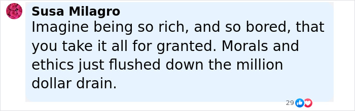 Comment by Susa Milagro on Coldplay cheating scandal, reflecting on wealth, boredom, and declining morals and ethics. Comment by Susa Milagro on Coldplay cheating scandal, reflecting on wealth, boredom, and declining morals and ethics.