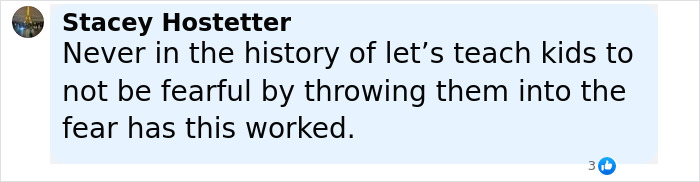 Comment criticizing dad who throws 7-year-old son off cliff to teach him to face fears sparking online fury. Comment criticizing dad who throws 7-year-old son off cliff to teach him to face fears sparking online fury.