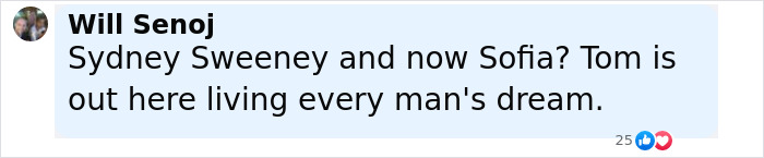 Comment about Sofía Vergara and Tom Brady sparking hilarious reactions with their summer romance. Comment about Sofía Vergara and Tom Brady sparking hilarious reactions with their summer romance.