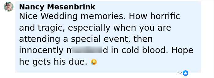 Wedding Turns To Horror As Man Slays Daughter-In-Law In Execution-Style Shooting Wedding Turns To Horror As Man Slays Daughter-In-Law In Execution-Style Shooting