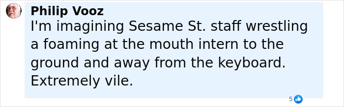 Screenshot of a violent message posted on Elmo's X account by a mystery culprit, warning of aggressive behavior. Screenshot of a violent message posted on Elmo's X account by a mystery culprit, warning of aggressive behavior.