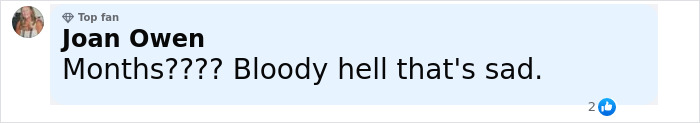 Screenshot of a social media comment expressing shock and sadness about skeletal remains found in a hoarder ex-cop's house. Screenshot of a social media comment expressing shock and sadness about skeletal remains found in a hoarder ex-cop's house.