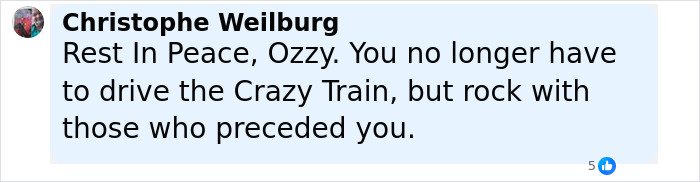 Comment on Black Sabbath's emotional reaction with heartfelt condolences on Ozzy's passing and tribute to his legacy. Comment on Black Sabbath's emotional reaction with heartfelt condolences on Ozzy's passing and tribute to his legacy.
