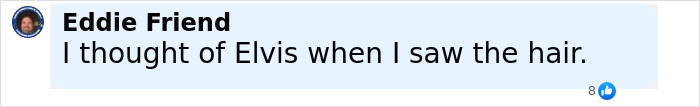 Comment from Eddie Friend mentioning Elvis when seeing the hair, related to Young Sheldon child star now 17 and fans comparing him to Tom Cruise. Comment from Eddie Friend mentioning Elvis when seeing the hair, related to Young Sheldon child star now 17 and fans comparing him to Tom Cruise.