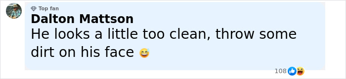 Facebook comment by Dalton Mattson criticizing Hagrid’s first look in the upcoming Harry Potter series as too clean. Facebook comment by Dalton Mattson criticizing Hagrid’s first look in the upcoming Harry Potter series as too clean.