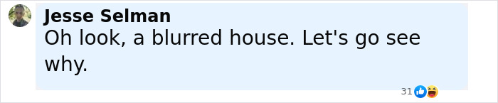 Screenshot of a social media post mentioning a blurred house, highlighting the reason people blur their houses on Google Maps. Screenshot of a social media post mentioning a blurred house, highlighting the reason people blur their houses on Google Maps.