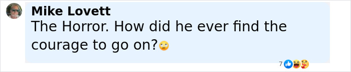 Comment by Mike Lovett expressing disbelief about Robert Pattinson's courage during a difficult Twilight intimate scene. Comment by Mike Lovett expressing disbelief about Robert Pattinson's courage during a difficult Twilight intimate scene.
