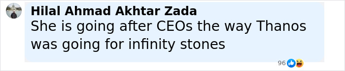 Comment by Hilal Ahmad Akhtar Zada discussing someone targeting CEOs like Thanos sought infinity stones, related to Coldplay cheating scandal HR executive. Comment by Hilal Ahmad Akhtar Zada discussing someone targeting CEOs like Thanos sought infinity stones, related to Coldplay cheating scandal HR executive.