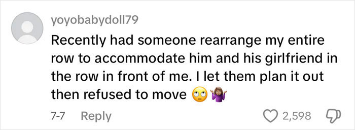 Comment about a plane passenger’s furious rant after a child sat on his $300 seat without consent on a flight. Comment about a plane passenger’s furious rant after a child sat on his $300 seat without consent on a flight.