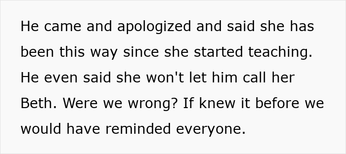 Text excerpt discussing an aunt with PhD who expects family and husband to always call her doctor. Text excerpt discussing an aunt with PhD who expects family and husband to always call her doctor.