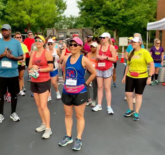 Group of diverse runners gathered outdoors preparing for a run, highlighting running as a way to overcome cancer and reclaim joy. Group of diverse runners gathered outdoors preparing for a run, highlighting running as a way to overcome cancer and reclaim joy.