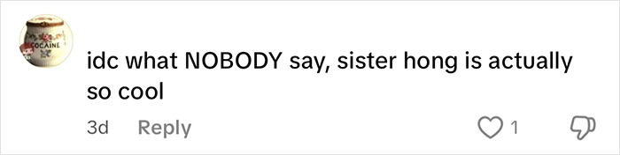 Comment on social media post discussing Viral Predator Sister Hong, referencing secretly filming intimate encounters with men. Comment on social media post discussing Viral Predator Sister Hong, referencing secretly filming intimate encounters with men.
