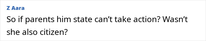 Comment criticizing authorities in text format, discussing 17YO mom case that reignites public anger over inaction. Comment criticizing authorities in text format, discussing 17YO mom case that reignites public anger over inaction.