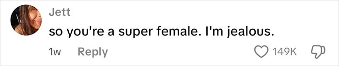 Social media comment from an intersex woman with XY chromosome expressing feelings about being a super female. Social media comment from an intersex woman with XY chromosome expressing feelings about being a super female.