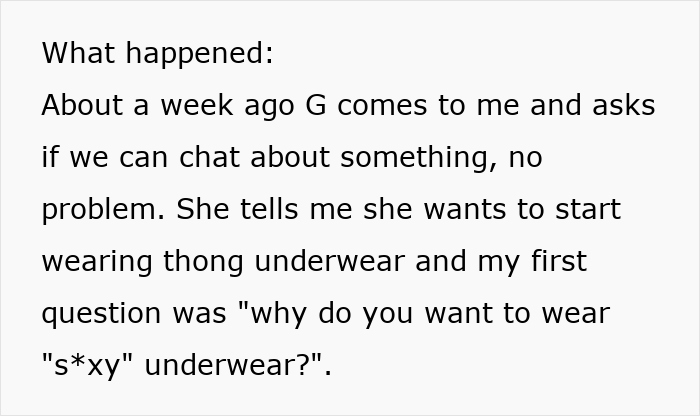 Parents Outraged As Single Dad Doesn’t Consult Them Before Allowing His Daughter To Wear Thongs Parents Outraged As Single Dad Doesn’t Consult Them Before Allowing His Daughter To Wear Thongs