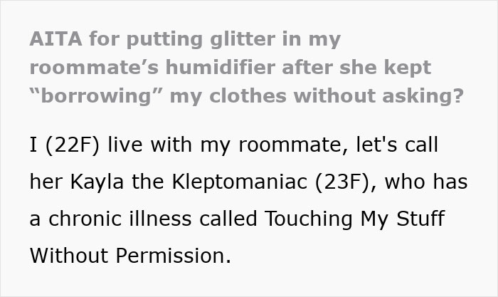 Roommate Steals Woman's Stuff, So She Turns The Apartment Into A Sparkly Trap