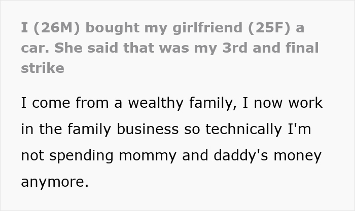 Rich Guy Buys GF A Bunch Of Expensive Stuff, Confused When She Gives Him A Reality Check Rich Guy Buys GF A Bunch Of Expensive Stuff, Confused When She Gives Him A Reality Check