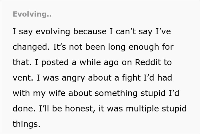 Man telling wife she couldn’t do it without him, watching her confidently prove him wrong in a heartfelt moment.