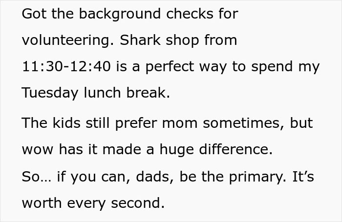 Text showing a man telling his wife she couldn’t do it without him, as she confidently proves him wrong.