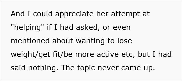 ALT text: Text about woman seeing good friend after 7 years and being told to lose weight without asking or mentioning it. ALT text: Text about woman seeing good friend after 7 years and being told to lose weight without asking or mentioning it.