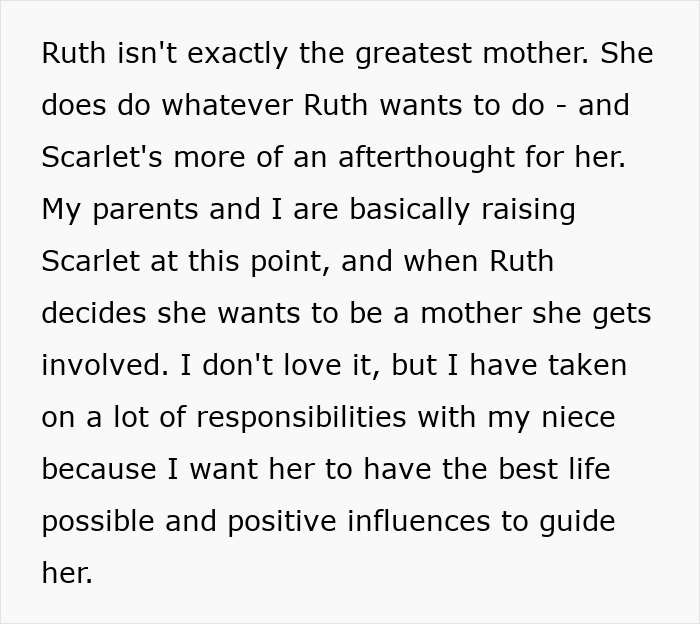 19-year-old basically raises sister's kid, managing responsibilities and facing criticism over what he feeds her. 19-year-old basically raises sister's kid, managing responsibilities and facing criticism over what he feeds her.