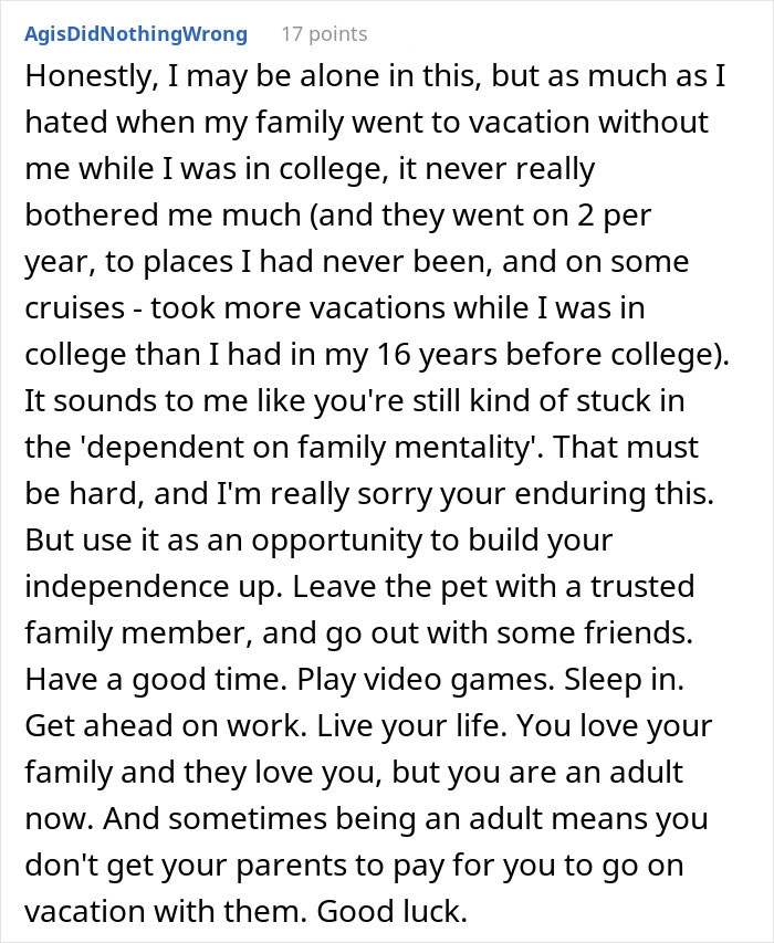 "I Cried So Much I Had Cramps": Woman Freaks Over Family Vacation, People Tell Her To Grow Up "I Cried So Much I Had Cramps": Woman Freaks Over Family Vacation, People Tell Her To Grow Up