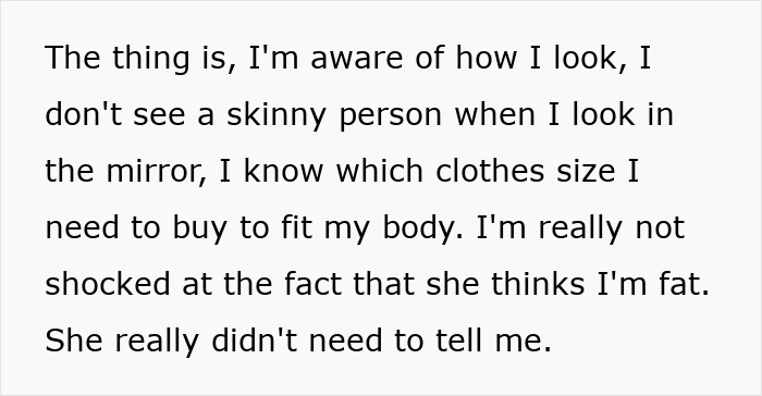 Woman sees good friend after 7 years and faces hurtful comments about her weight and appearance. Woman sees good friend after 7 years and faces hurtful comments about her weight and appearance.