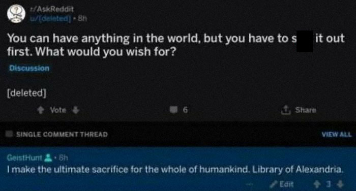 Screenshot of a Reddit thread featuring a random meme with chaos, laughter, and unfiltered fun in the comments.