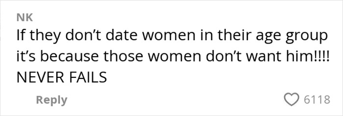 Comment on TikTok discussing dating age groups and red flags, sparking debate about a woman's horror date experience. Comment on TikTok discussing dating age groups and red flags, sparking debate about a woman's horror date experience.