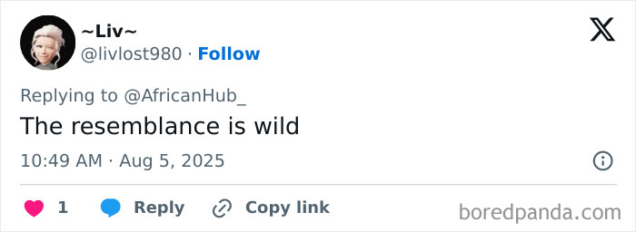 Screenshot of a social media reply about a 40-year-old Kenyan man's claim of being eldest son of Elon Musk. Screenshot of a social media reply about a 40-year-old Kenyan man's claim of being eldest son of Elon Musk.