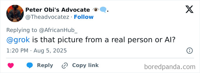 Screenshot of a Twitter reply discussing the 40-year-old Kenyan man's claim about being Elon Musk's eldest son. Screenshot of a Twitter reply discussing the 40-year-old Kenyan man's claim about being Elon Musk's eldest son.