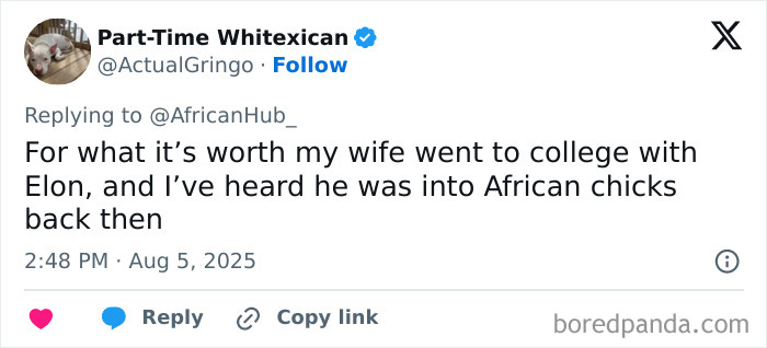 Tweet screenshot showing a user commenting on Elon Musk and a claim by a 40-year-old Kenyan man about being his eldest son. Tweet screenshot showing a user commenting on Elon Musk and a claim by a 40-year-old Kenyan man about being his eldest son.