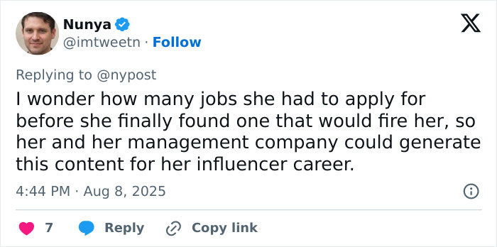 Screenshot of a social media post discussing a Gen Z worker criticized for inappropriate office dress code and public defense online. Screenshot of a social media post discussing a Gen Z worker criticized for inappropriate office dress code and public defense online.