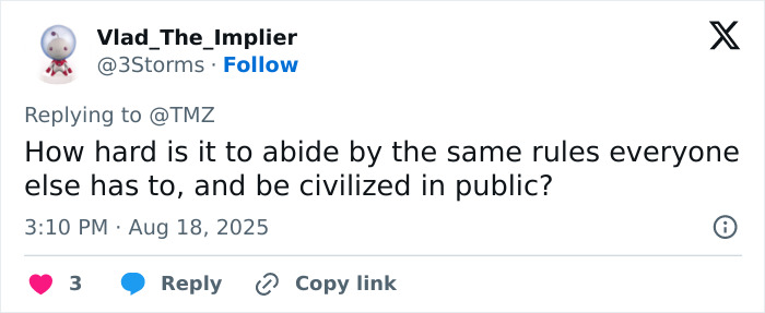 Tweet criticizing rude behavior in public, referencing Sean Diddy's twin daughters being kicked off a rollercoaster. Tweet criticizing rude behavior in public, referencing Sean Diddy's twin daughters being kicked off a rollercoaster.