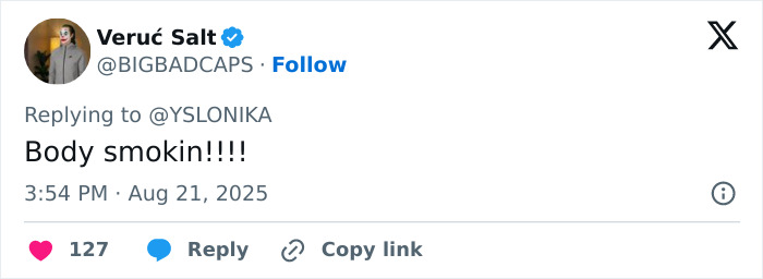 Tweet by user Veruc Salt praising Meghan Trainor’s unrecognizable look in new video, stunning fans with her transformation. Tweet by user Veruc Salt praising Meghan Trainor’s unrecognizable look in new video, stunning fans with her transformation.