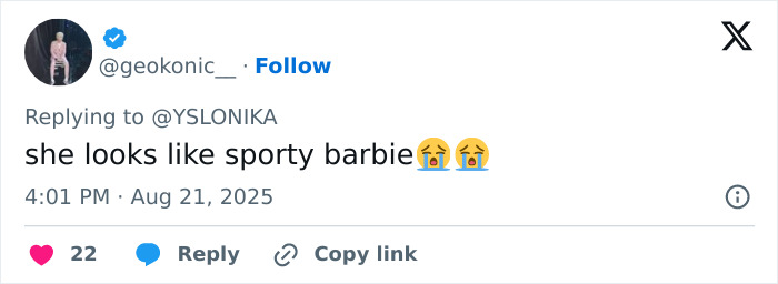 Screenshot of a social media comment reacting to Meghan Trainor looking unrecognizable and stunning fans in a new video. Screenshot of a social media comment reacting to Meghan Trainor looking unrecognizable and stunning fans in a new video.