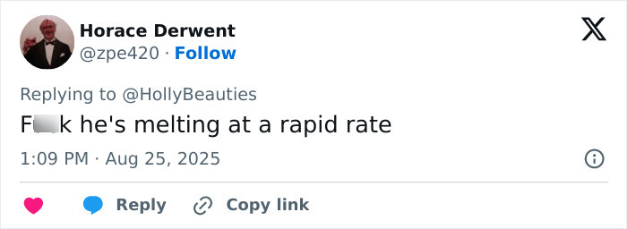 Screenshot of a viral tweet commenting on Tom Cruise and Ana de Armas, highlighting online roasting after candid photo. Screenshot of a viral tweet commenting on Tom Cruise and Ana de Armas, highlighting online roasting after candid photo.