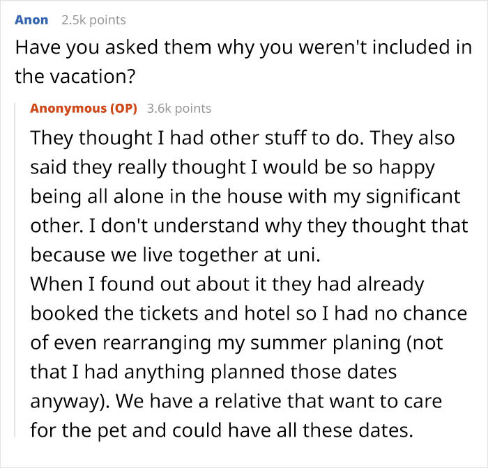 "I Cried So Much I Had Cramps": Woman Freaks Over Family Vacation, People Tell Her To Grow Up "I Cried So Much I Had Cramps": Woman Freaks Over Family Vacation, People Tell Her To Grow Up