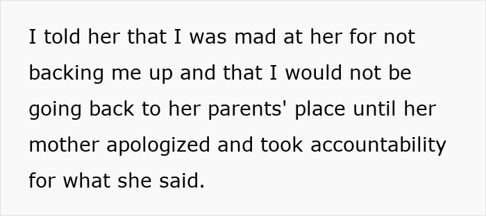 Text excerpt showing a confrontation after racist mom insults daughter’s girlfriend’s Black parents leading to a woman leaving in tears. Text excerpt showing a confrontation after racist mom insults daughter’s girlfriend’s Black parents leading to a woman leaving in tears.