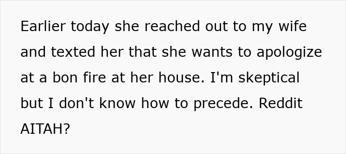 Text message about a grandma threatening CPS over an unborn baby and planning to apologize at a bonfire. Text message about a grandma threatening CPS over an unborn baby and planning to apologize at a bonfire.
